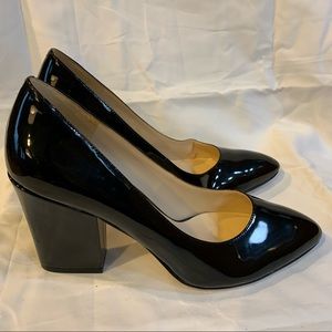 Nine West Black Patent Heels Size 9